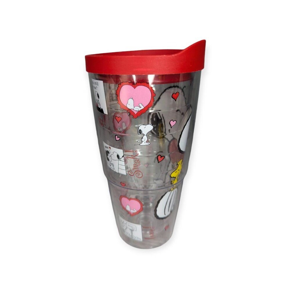 Tervis x Peanuts Valentine's Red Snoopy 24 oz Tumbler with Red Lid - Picture 2 of 10